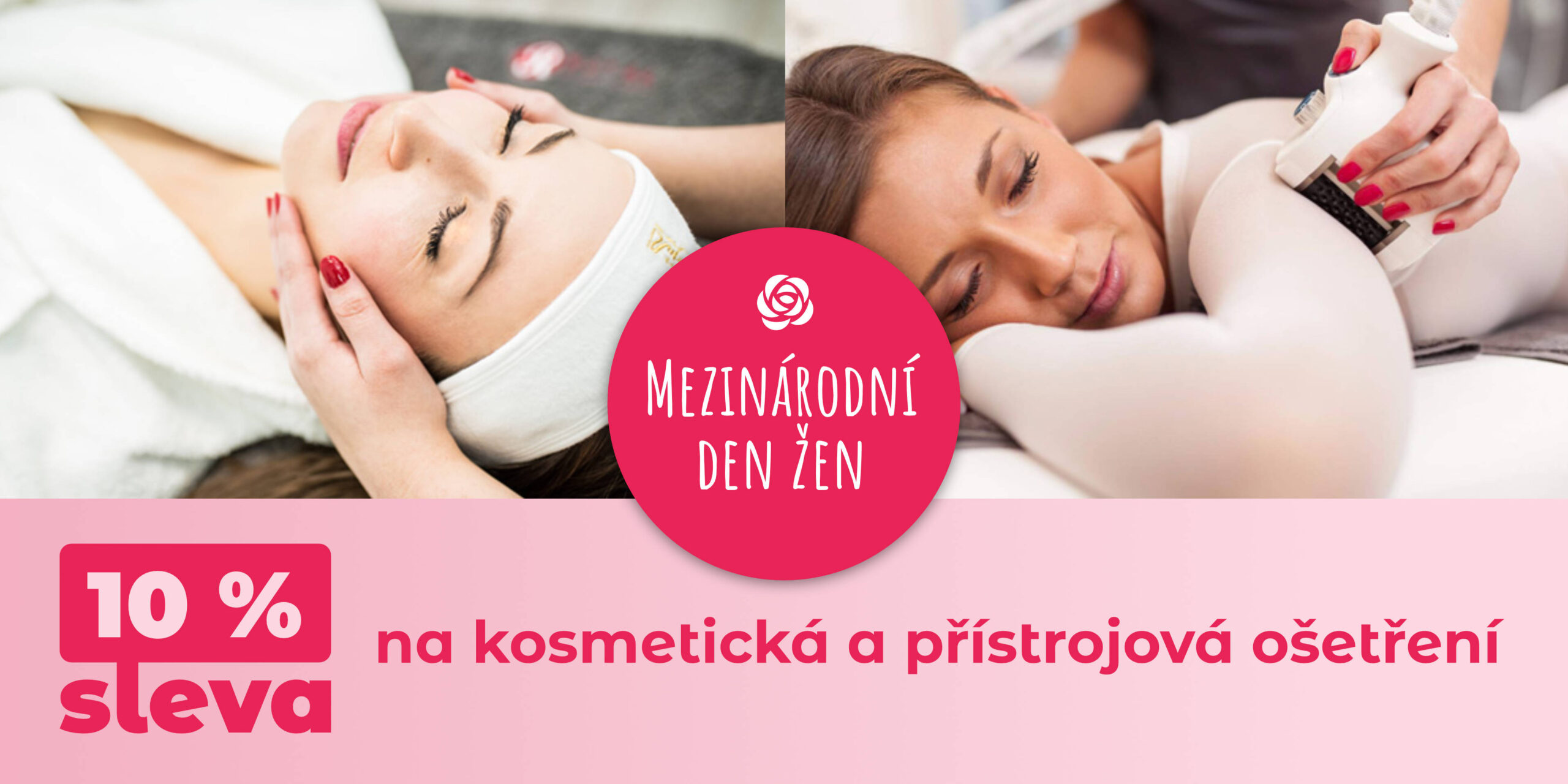 Sleva 10 % na kosmetická a přístrojová ošetření